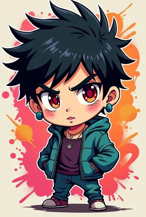 Mikey de tokyo revengers version chibi