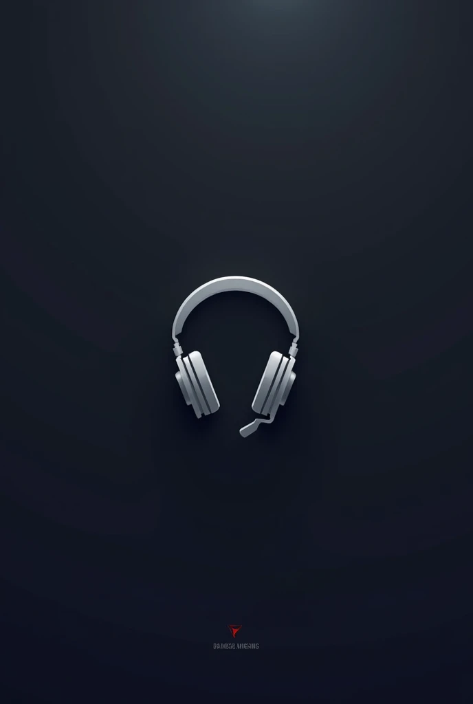 Create a minimalist logo for a brand of gaming headphones. The design should incorporate stylized and simplified elements of a headphone, highlighting the products sophistication and functionality. Use a modern and subdued color palette, with clean and fut...