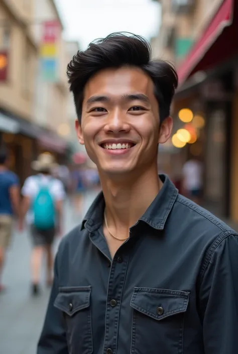 photo of 20 year old guy on the street