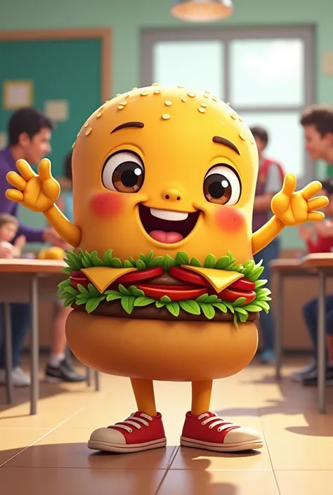 Mascot for school food 