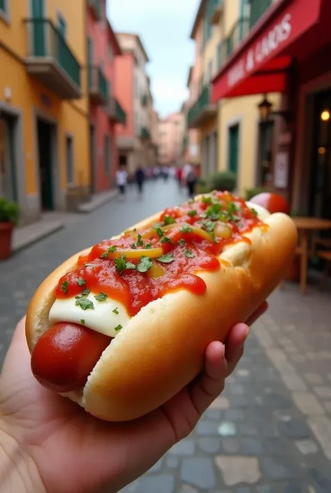 Italian hot dog 