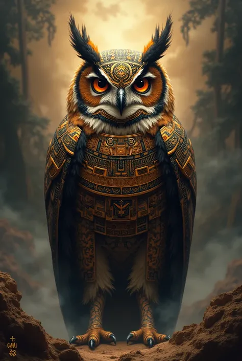 Aztec owl image