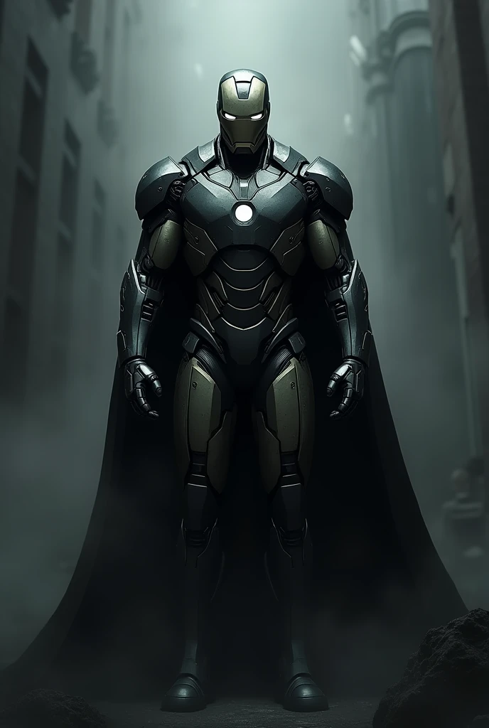 Wallpaper  homem de ferro do mau cenatio sem capa sombrio