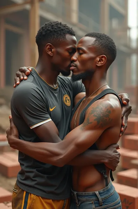 Mbappe kissing a bricklayer 