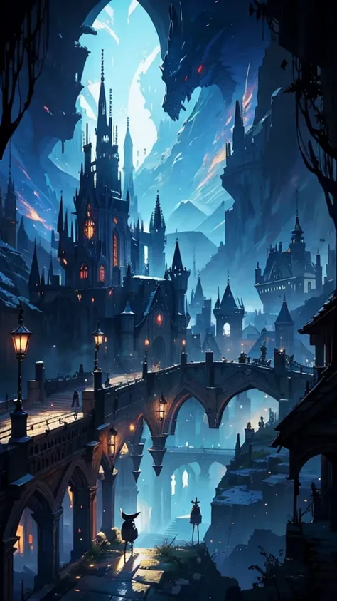 Dark fantasy medieval kingdom 