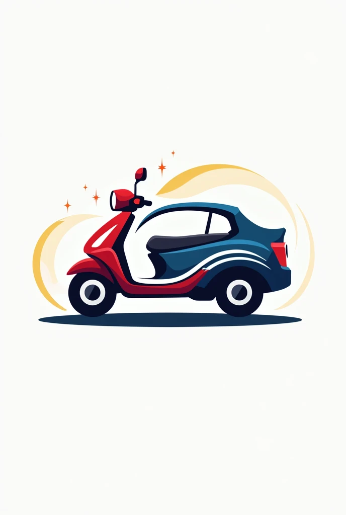 Logo of a scooter and car dealership