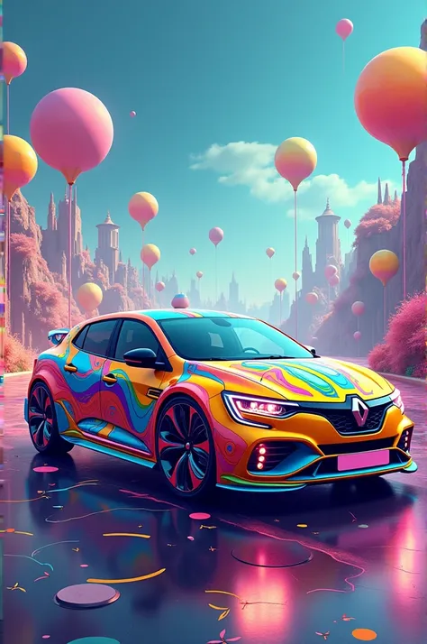 Make a rainbow Renault