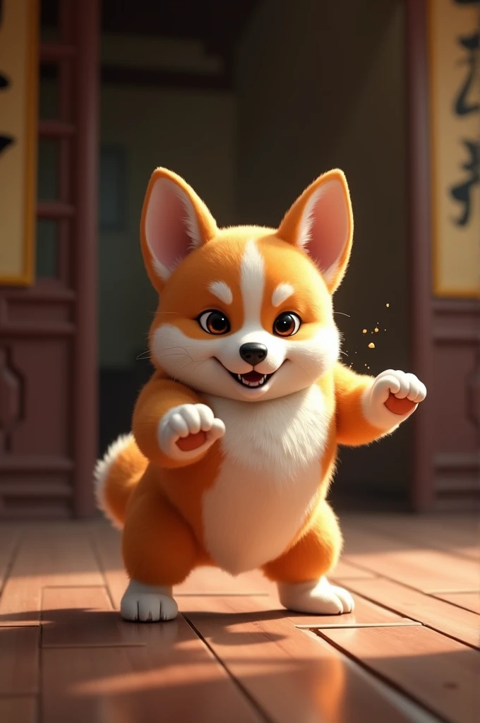 Kungfu corgi