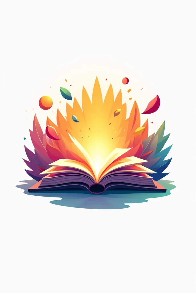 You can create a logo for reading that is creative and colorful