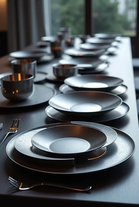 Futuristic tableware for corporate events



