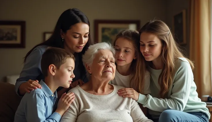 The siblings realize that they must come together to take care of their mother.