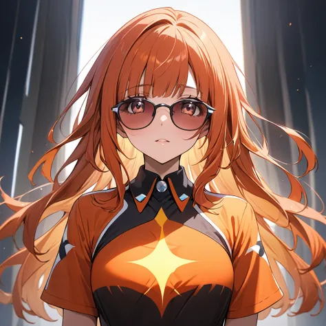 ((Highest quality)), ((masterpiece)), (detailed), （Perfect Face）、The woman is Reika Aoki, a member of the Flare Gang, with semi-long hair.、The woman is a Team Flare underling, wearing a Team Flare underling outfit, a Team Flare hairstyle, and Team Flare ti...