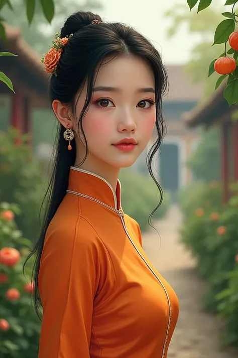 Traditional Vietnamese girl