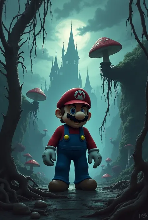 Dark style Super Mario