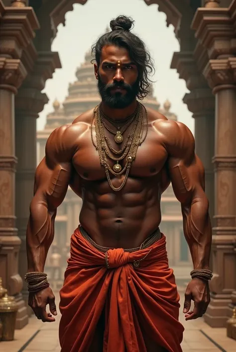 Generate image of hindu bodybuilder 