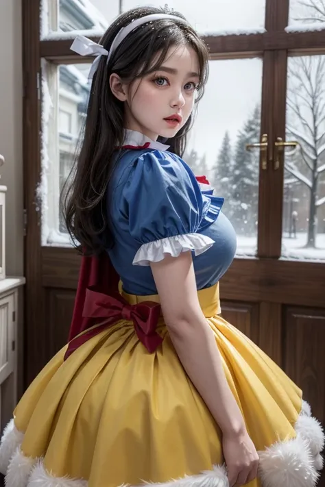 Big Tits,Big Ass,
Blue top with white collar、The fluffy sleeves are a special feature。The skirt is bright yellow、Classic princess dress style。A red cape and ribbon are also indispensable.。
	• Makeup: For pure white skin、Recreate Snow White&#39;s iconic lip...