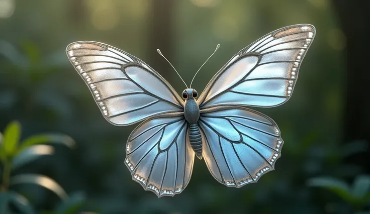 Silver butterfly