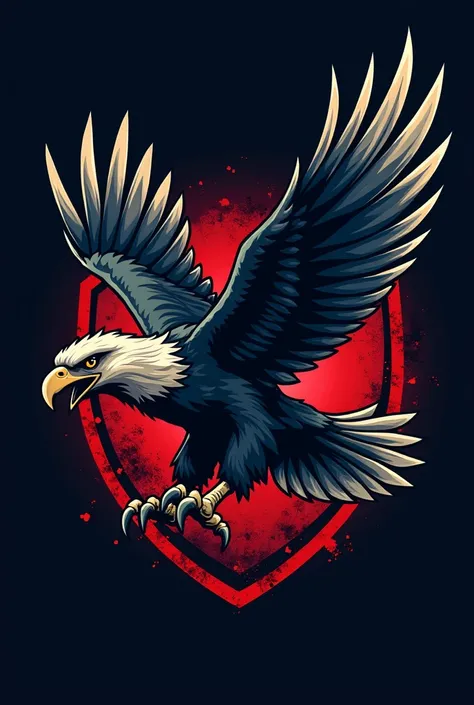 Create logo of strikers pezari agressive flying eagle
Try more agressive and realastic