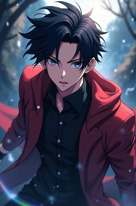 Anime boy with black hair