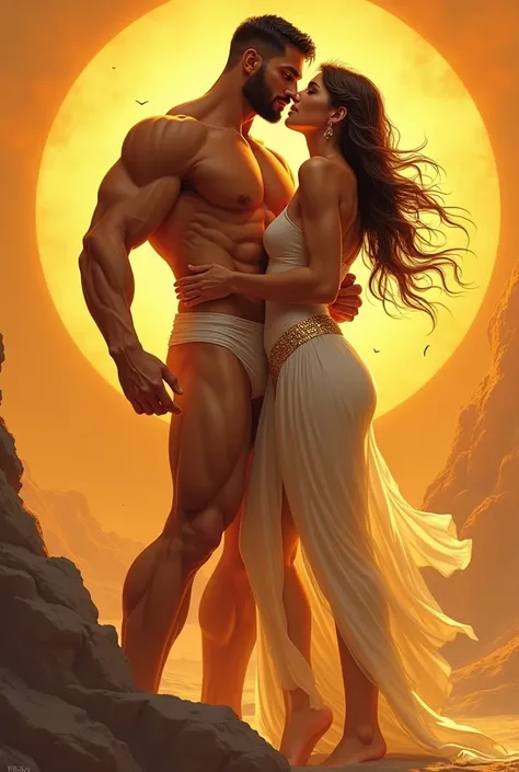 #Superman  #Super hero  #Sun God  #Apollo  #kiss  #Tights  #Muscle Man  #Greek mythology  #bl  #AI big breasts  #AI Illustration  #romantic