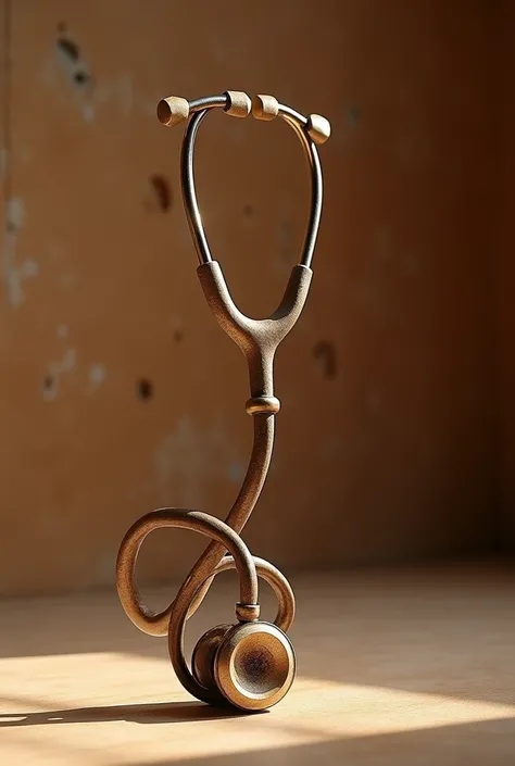 create a stethoscope using the Fibonacci spiral art 