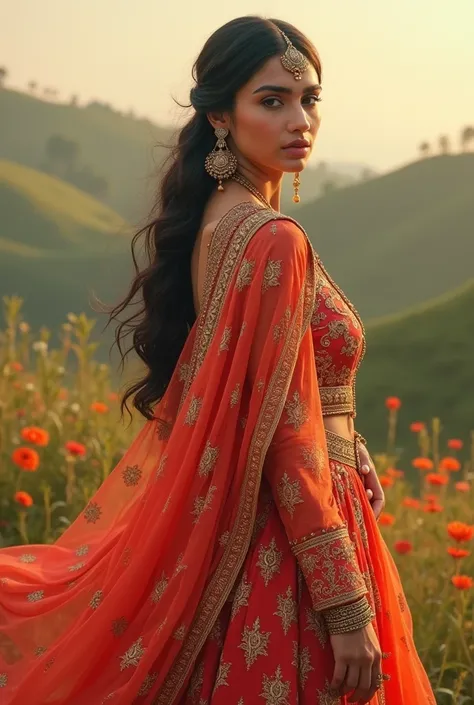 Punjabi kuri , beauty of punjabi girls in patiyala shalwar with parandas