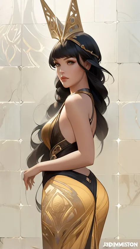 (A beautiful cinematic ornamented female sand goddess, golden dress, glow golden tattoo), (galactic Shaman with Quantum Energy fantasy), fantasy magic, long hairstyle, dark light night, intricate, ethereal, sharp focus, illustration, highly detailed, digit...