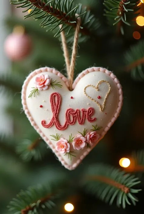 Create a Christmas craft that conveys love and tenderness, that is available for sale.