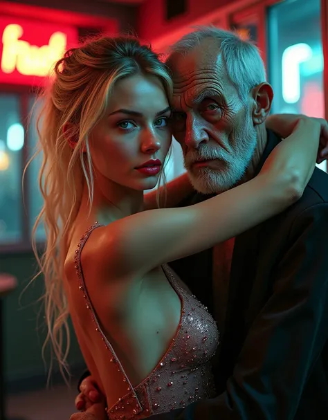 russian teen blue eyes hugging ugly grandfather very slim old Man beggar nsfw ugly face with torn and dirty clothes, you can clearly see my high cheekbones and defined jawline. My nose is and cute, complimenting my features nicely. And those full, luscious...