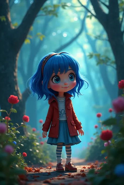 Create an image of a Disney animated movie girl named Alice/Lice pra um filme cahameo Wonderland, However, the film will be the story of Wonderland in a more current way and will have several social criticisms and some macabre subjects.,It&#39;s going to b...