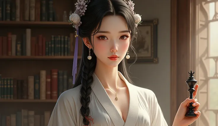 The Three Kingdoms girl Diao Chan, who was talented in playing chess and taking exams.