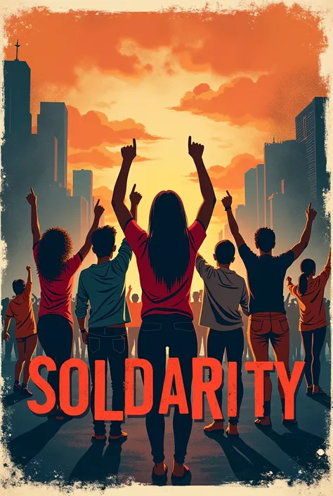 A poster about solidarity 

