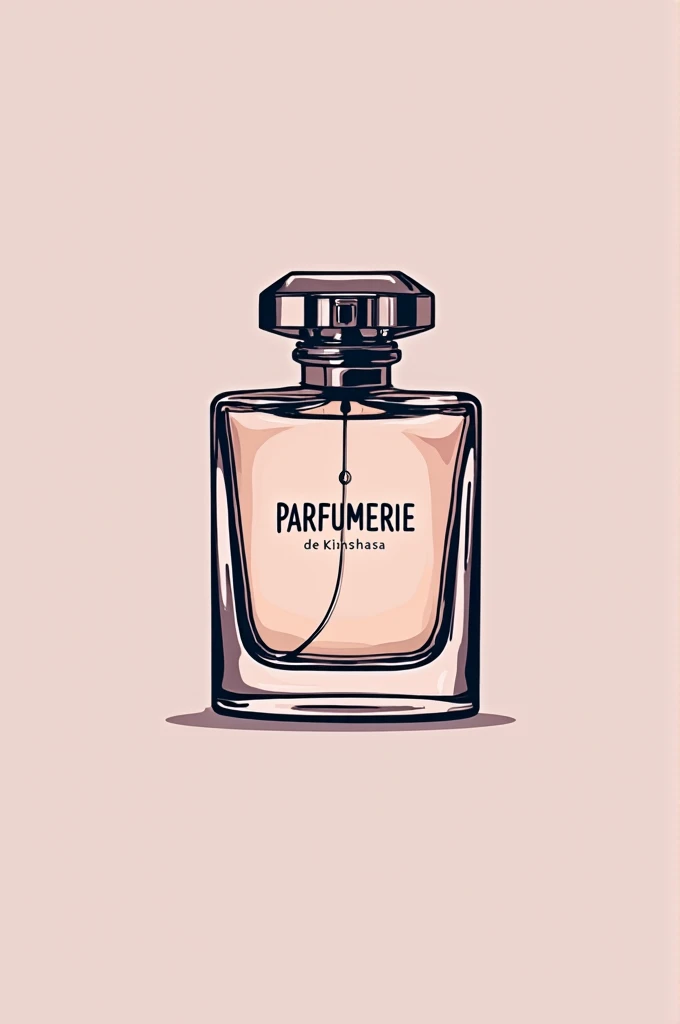 Logo d’un business en ligne le nom c’est parfumerie de kinsahasa