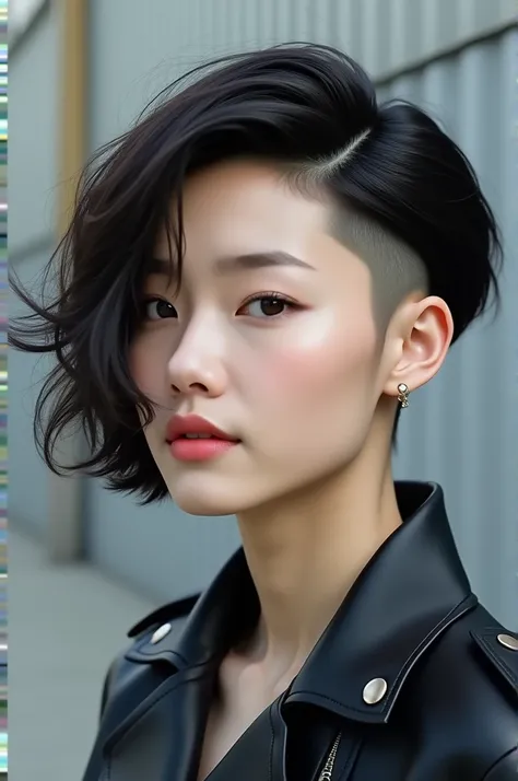 Korean two block haircut 