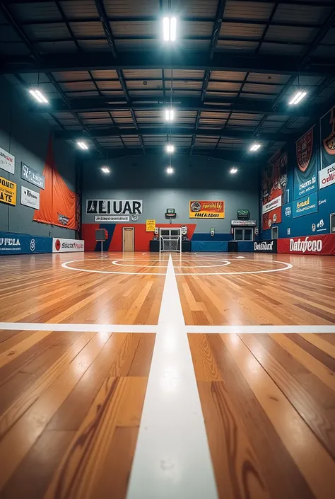 Futsal gym without player