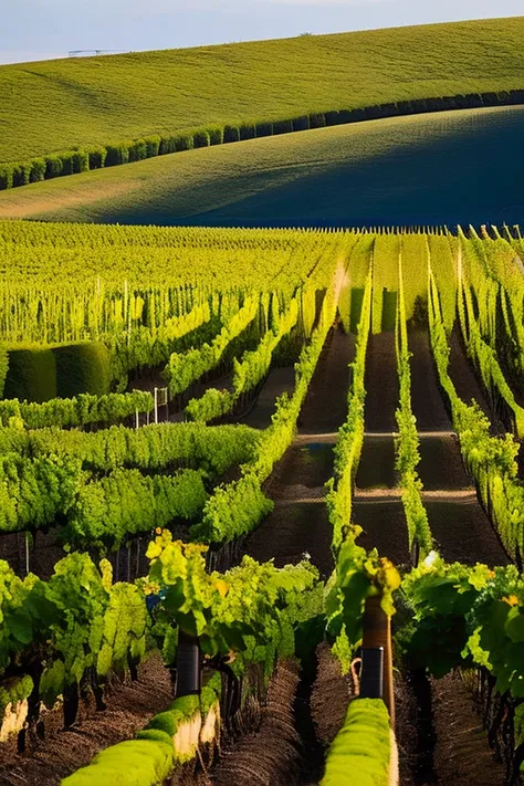 wine vineyard in chablis france