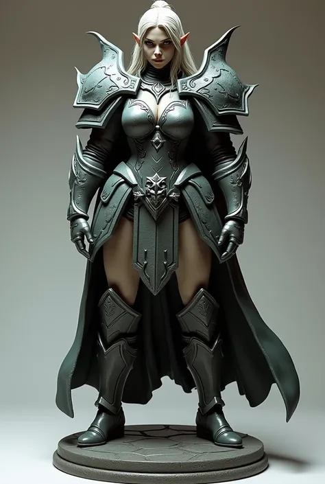 Princess Zelda bulky version, 3D sculpture, Whole body, Action Figure, tipo DarkSouls