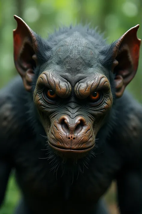 ((best quality)), ((masterpiece)), (detailed), (perfect face) feared by the local villagers due to the terrifying stories surrounding it. (monster) (forest Papua)