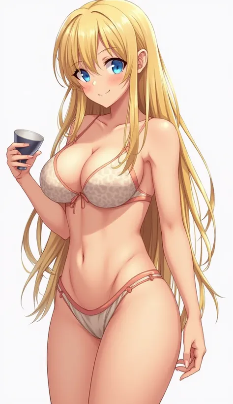 Blonde、Beauty、Belly dance、Big Breasts、Bow-legged、Sweaty、Beautiful feet、、Leg length、Waistline、Side show、Gaze, High resolution, Long Hair, chest, blue eyes, Simple Background, とてもLong Hair, Drooling,I Cup