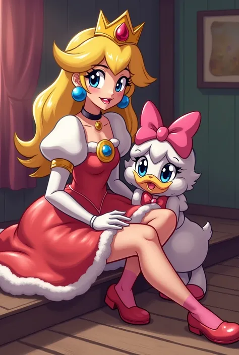 Rule 34 bratty dominatrix princess peach and Daisy foot worshipped