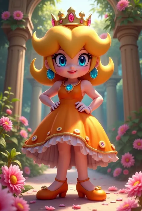 Princess Daisy bratty of super mario foot worshipped