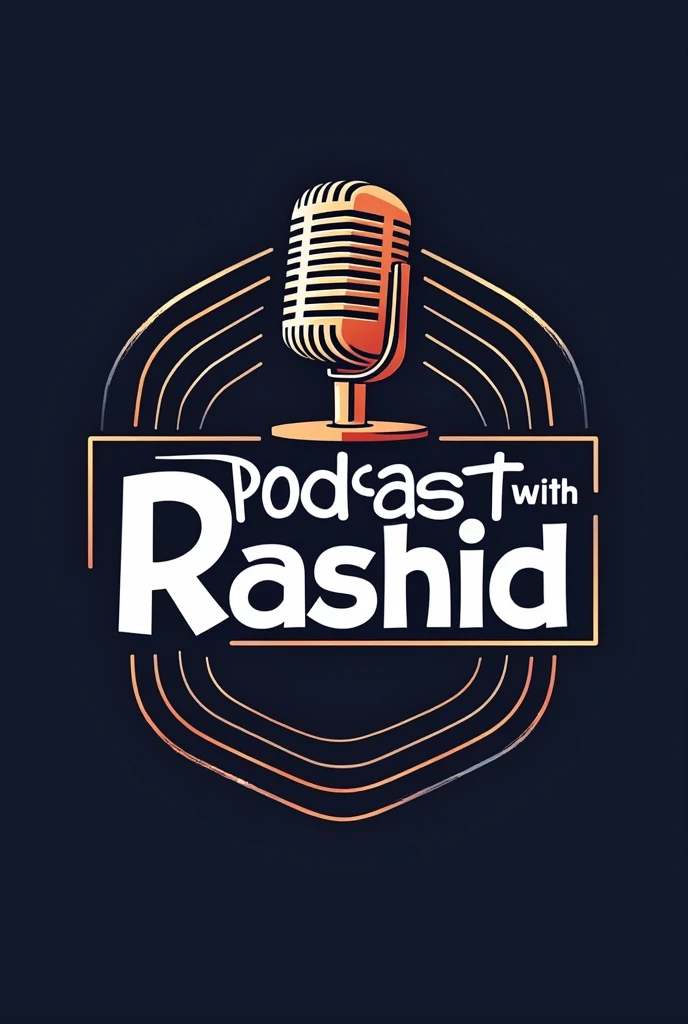 Podcast channel logo channel name podcastwithrashid 