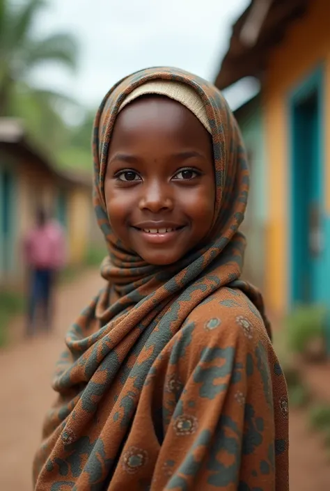 Black 2 liberian girl with a beautiful face and dressed casually with hijab  in Liberia  
Create many photos in different formats and locations in Liberia 