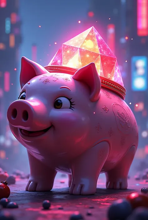 Brawl Stars Mega Piggy Bank Mega Prize Crystal Pig 