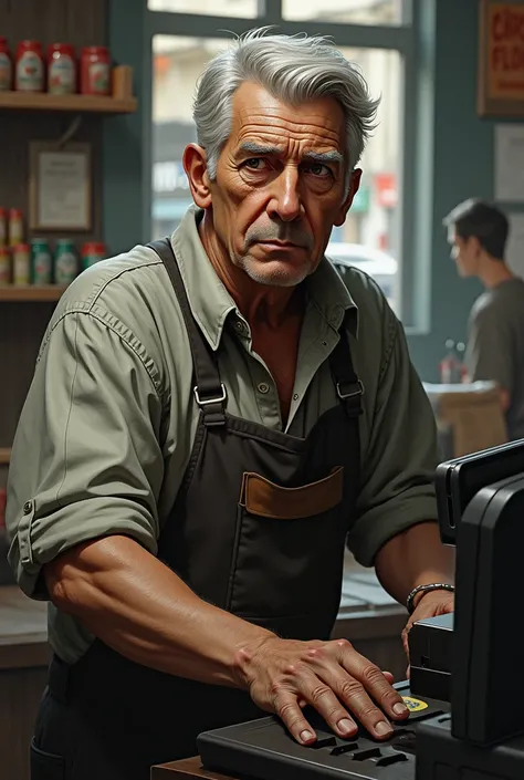 Willian Afton, working in Catania, working as a cashier