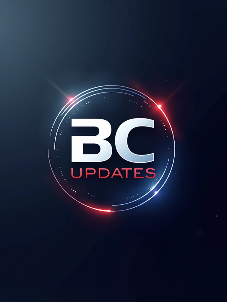 create a logo for news text "BC Updates"