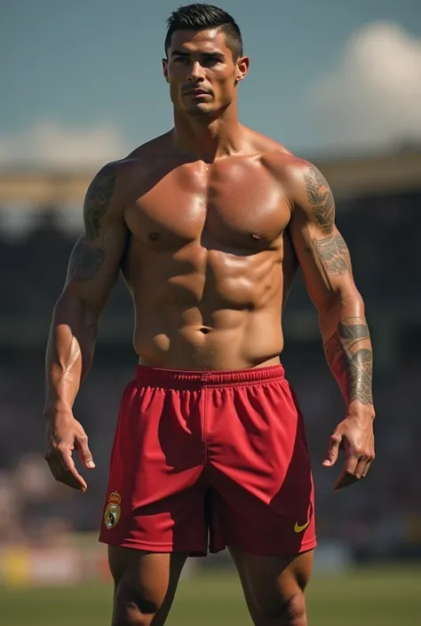 create cristiano ronaldo without clothes and put big penis