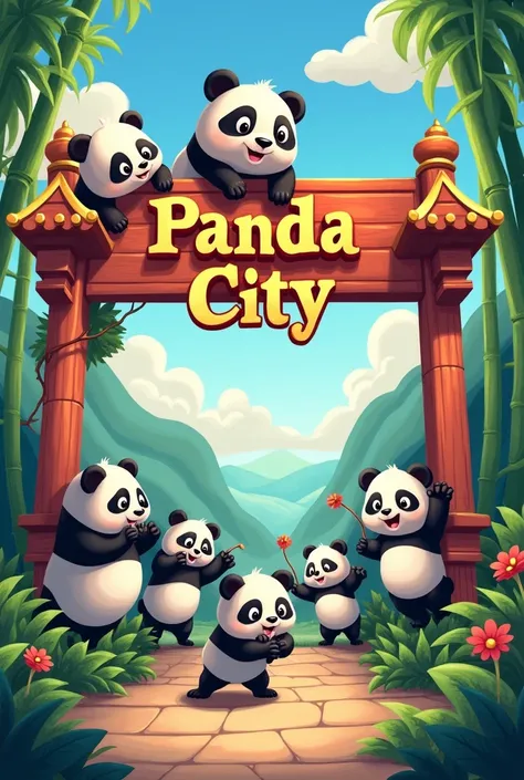 un letrero q diga panda city roleplay