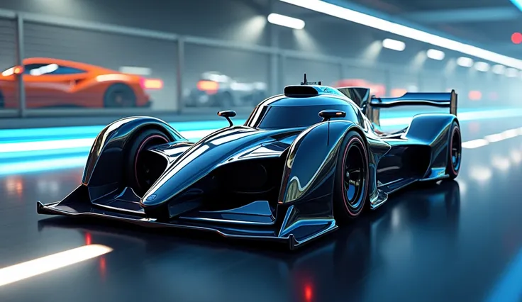 Racing car, modern , full body, game,