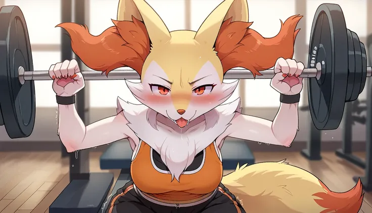 score_9, score_8_above, score_7_above, score_6_above, epic-Ultra-HD-details, Epic Ultra HD Highlights, photo-same-resolution-realistic-scaled, pokemon braixen, adolescent, whole body,  (Medium bust size:2.0), visible genitals, vagina,  (his legs are shakin...